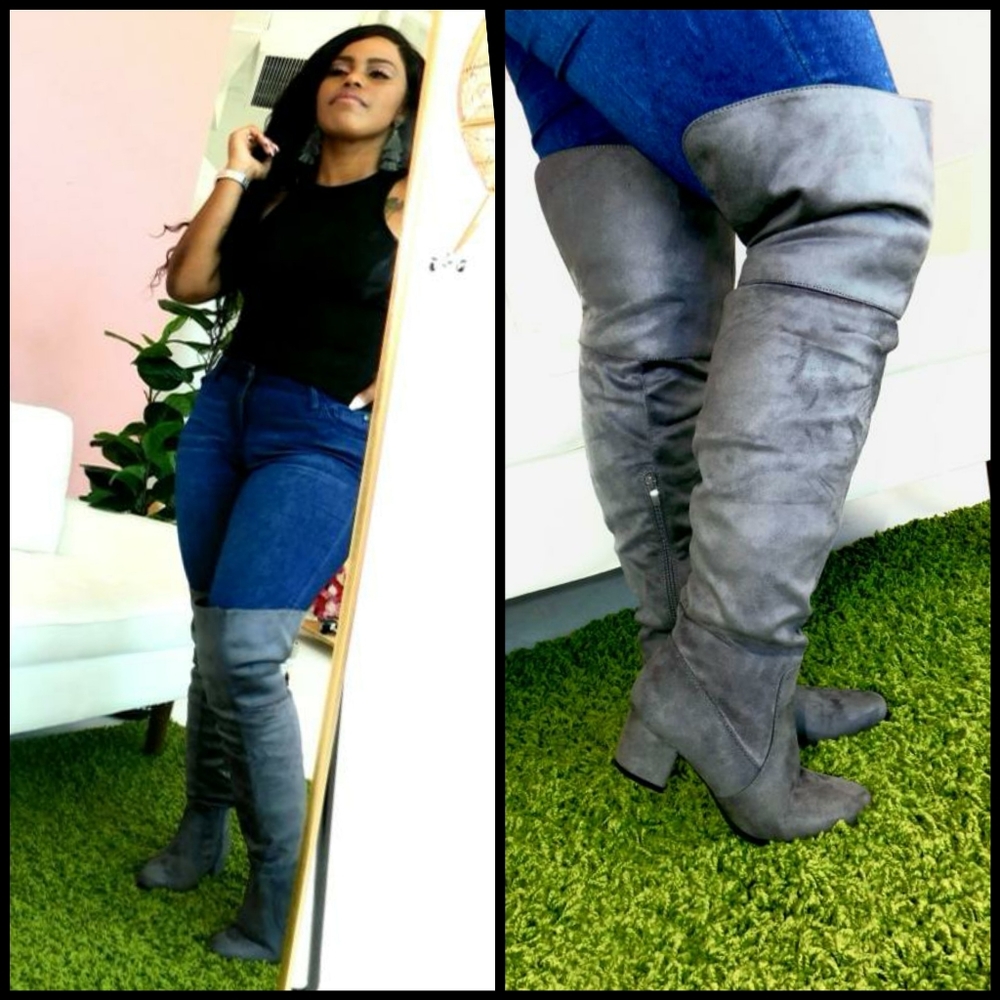 Thigh high boots